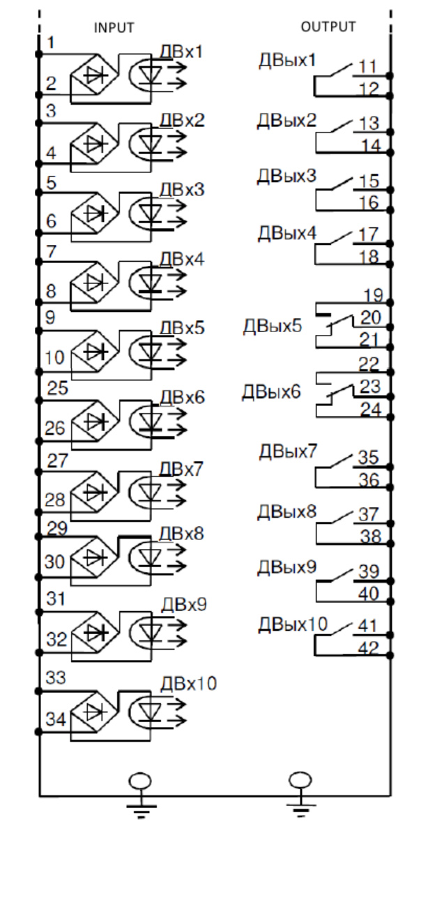 схема підключення MРЗС-05Л AIAР.466452.001-12.2(-32.2) str.2