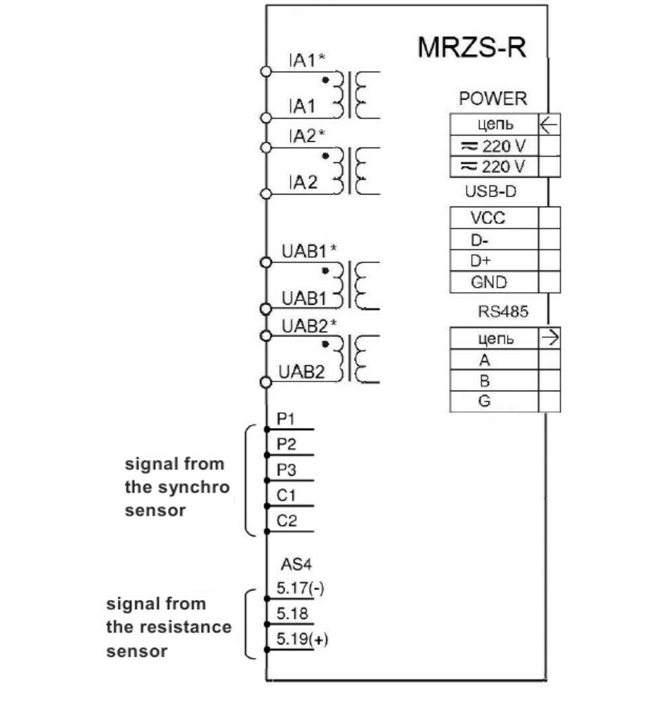 Connection diagram MRZS-R str.1